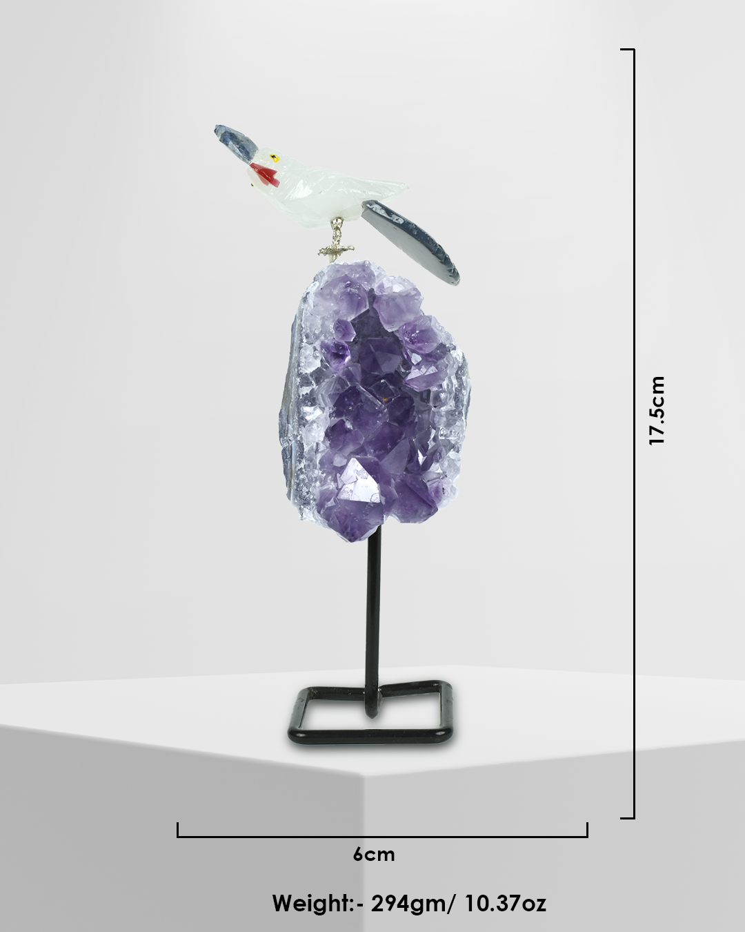 Crystal Harmony Bird (Steel Stand )