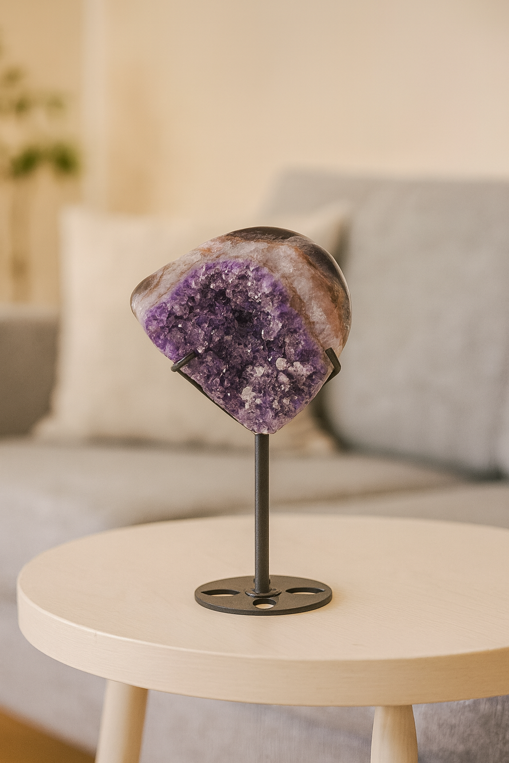 Aurora Amethyst Display Stone