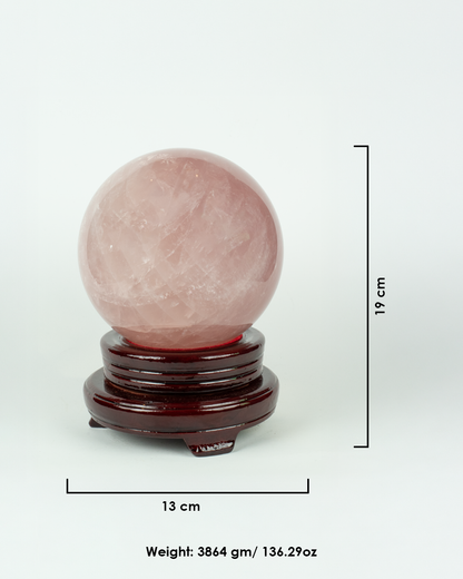 Rose Quartz Sphere (Large)