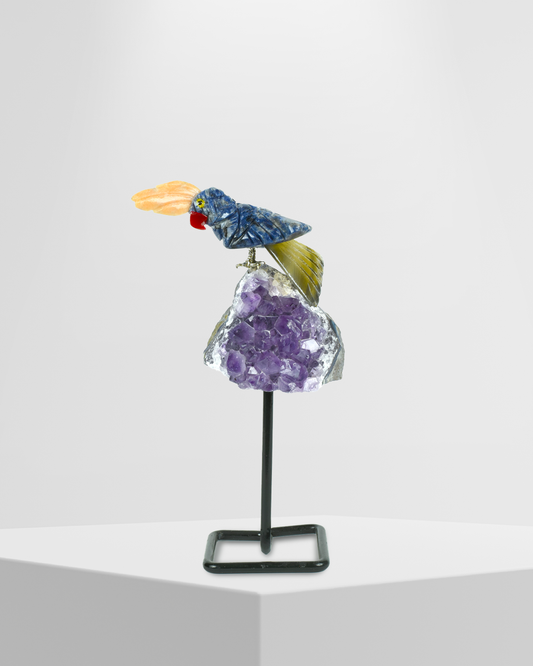 Blue Insight Bird  (Steel Stand )