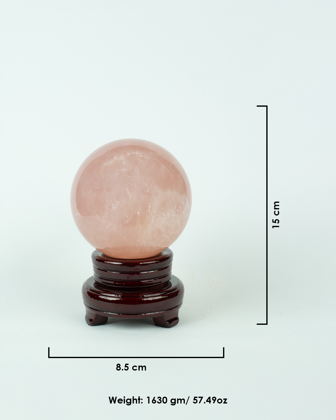 Rose Quartz Sphere (Small)