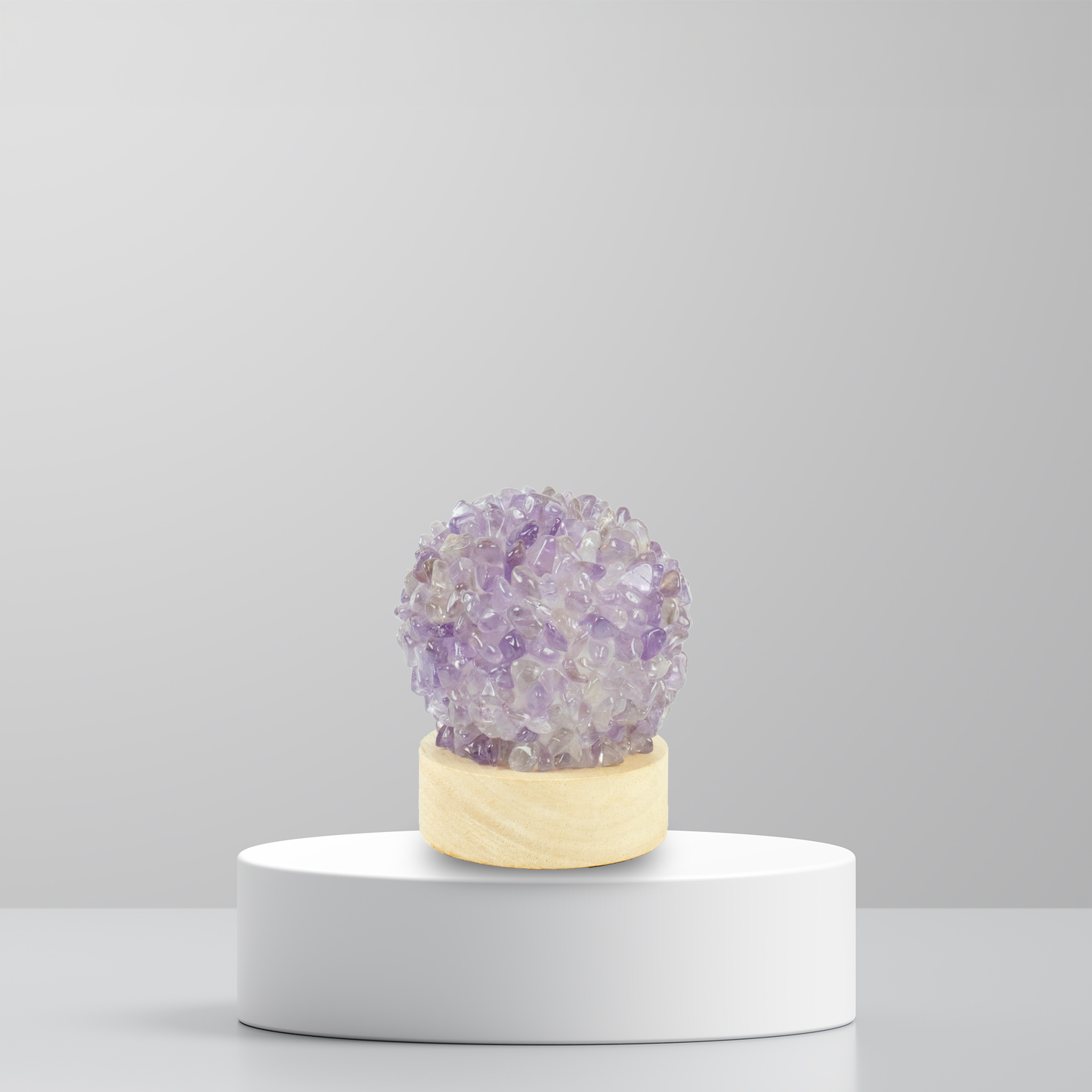 Amethyst Sphere Lamp