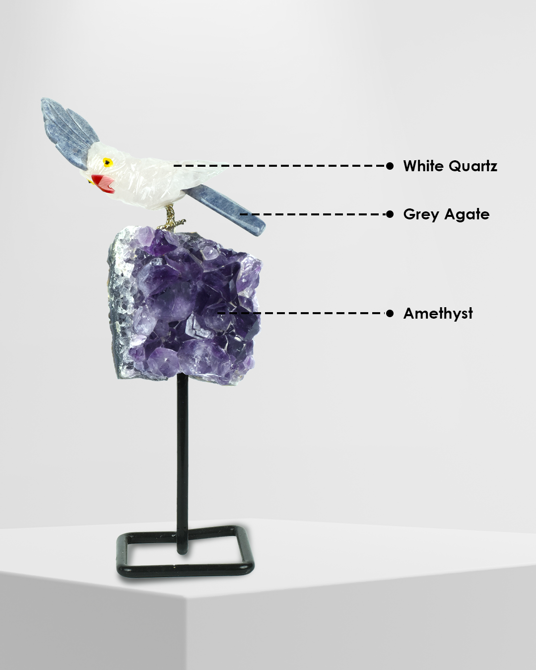 Calm Rise Bird (Steel Stand)