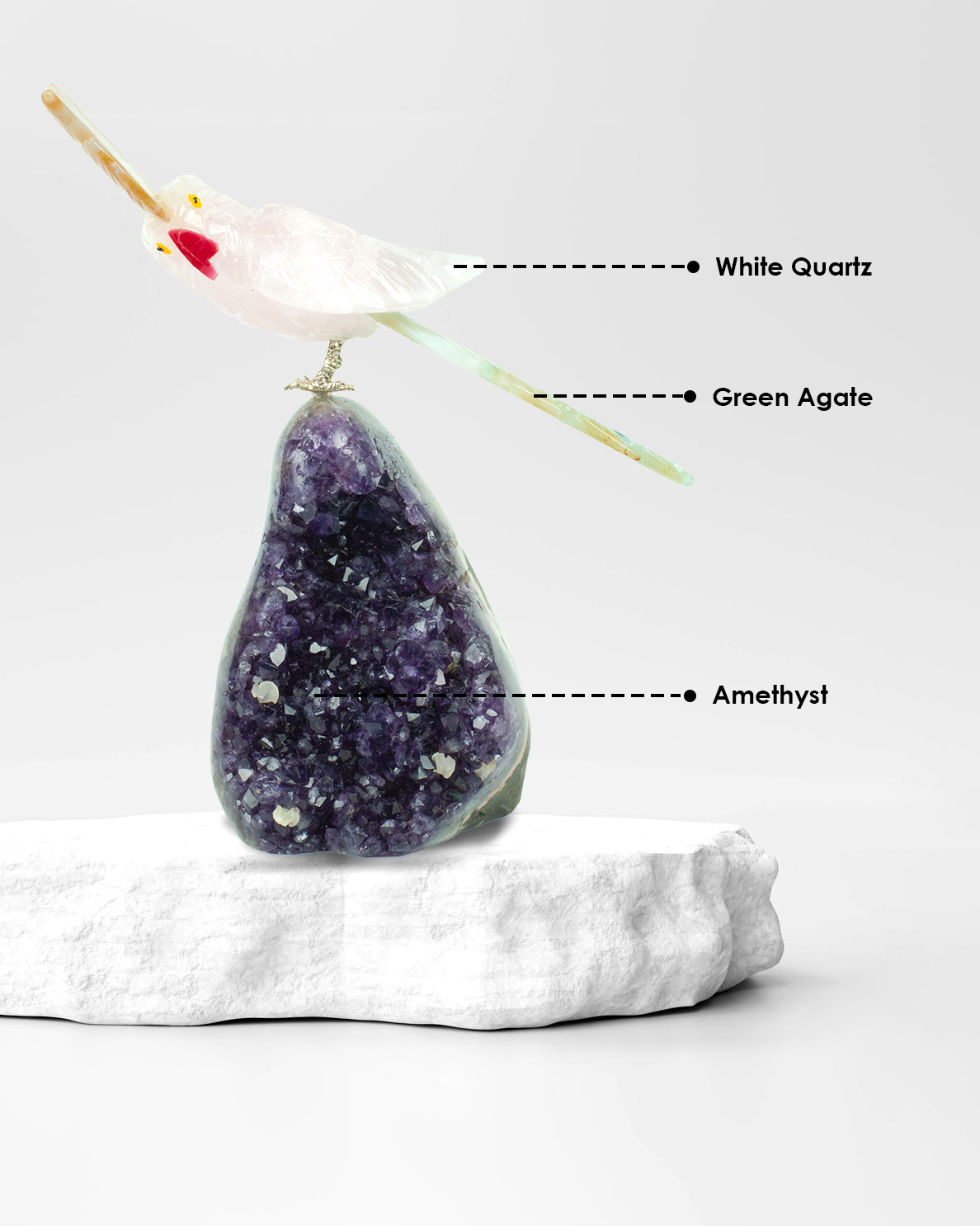 White soul Agate