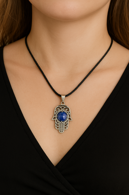 Tanzanite Hamsa Hand | Pendant