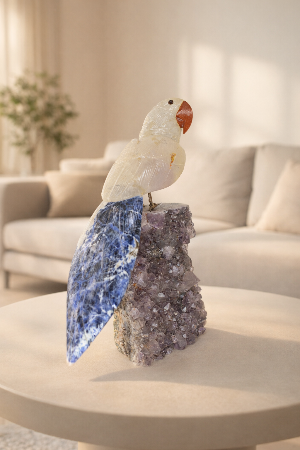 Crystal Perch Bird