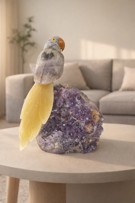 Amethyst Glow Bird