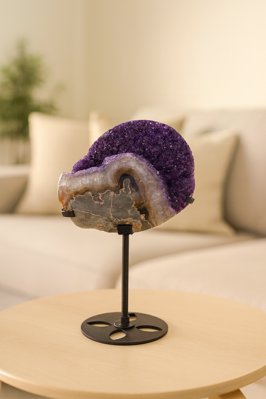 Serene Amethyst Shield