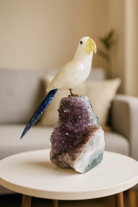 Sapphire Plume Bird