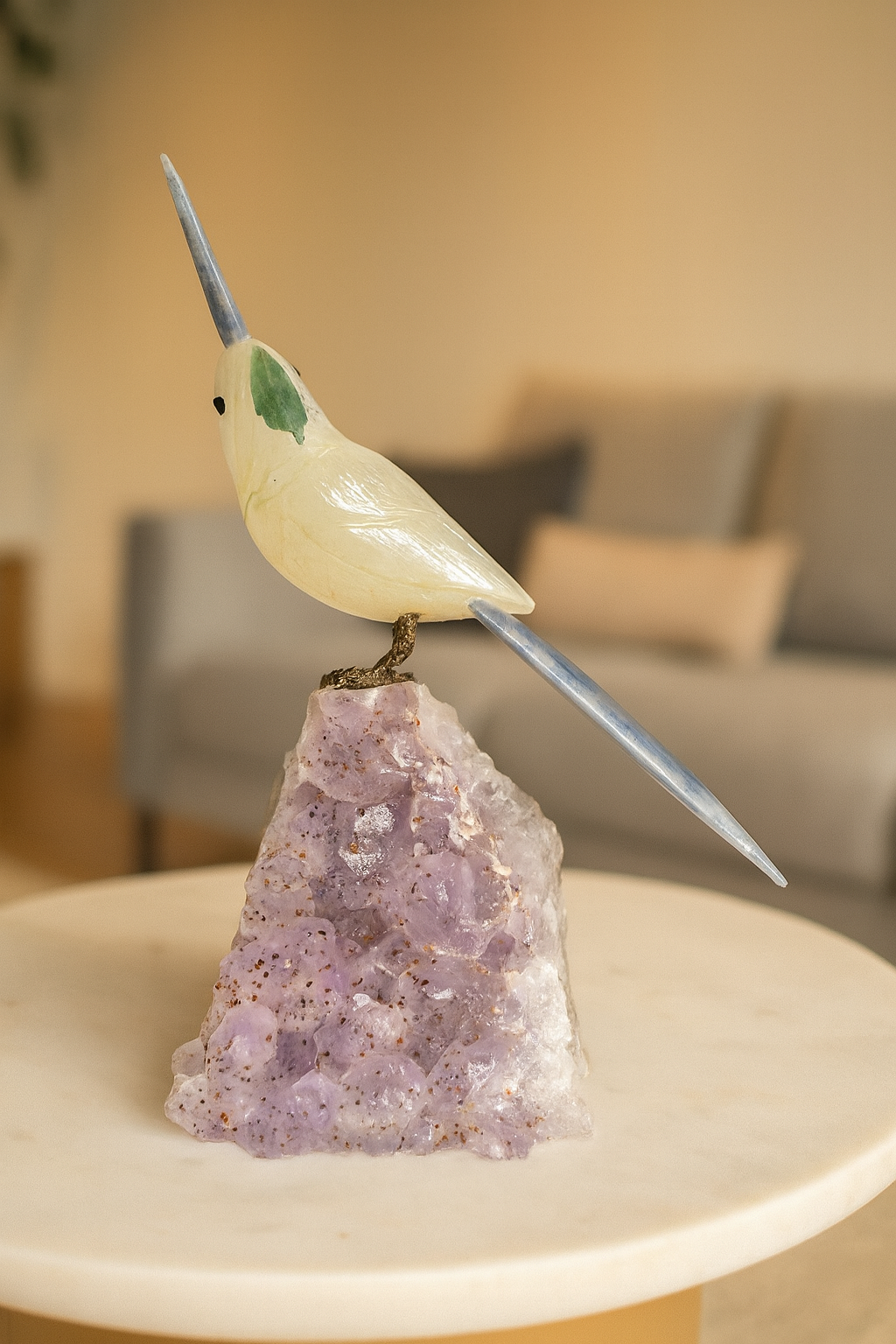 Tranquil Quartz Bird