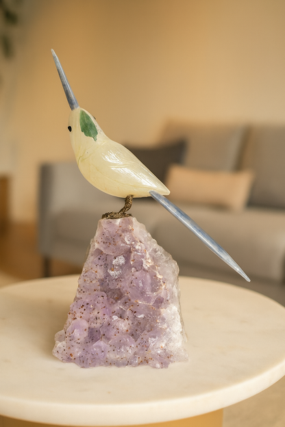 Tranquil Quartz Bird