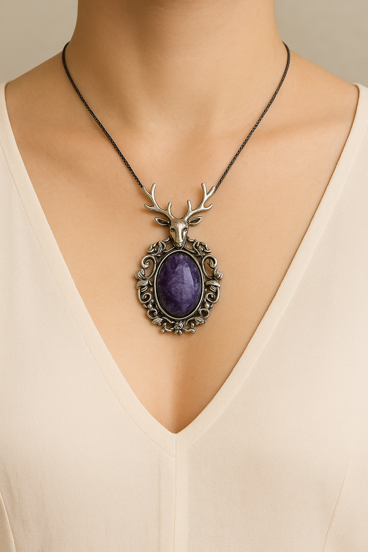 Dream Amethyst Deer | Pendant