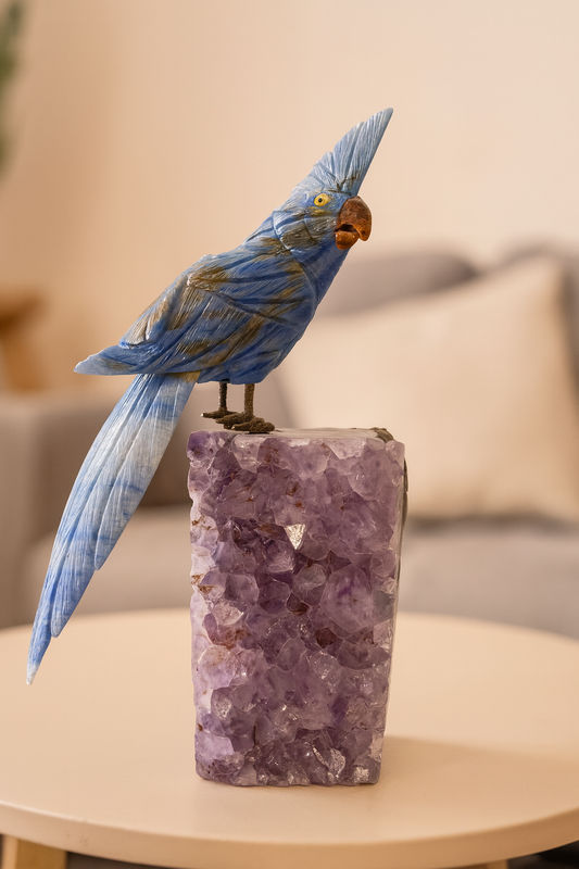 Azure Guardian Bird