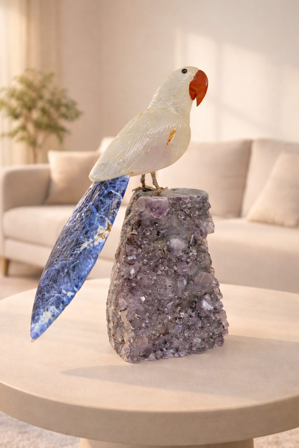 Crystal Perch Bird