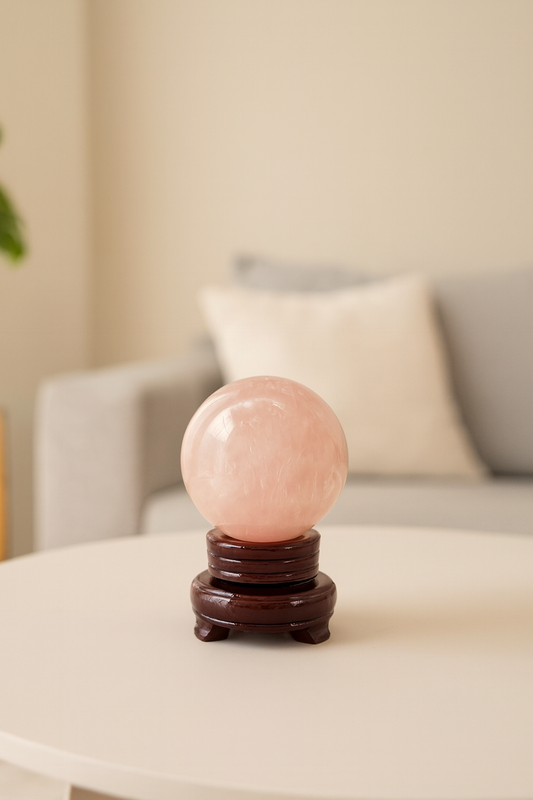 Rose Quartz Sphere (Small)