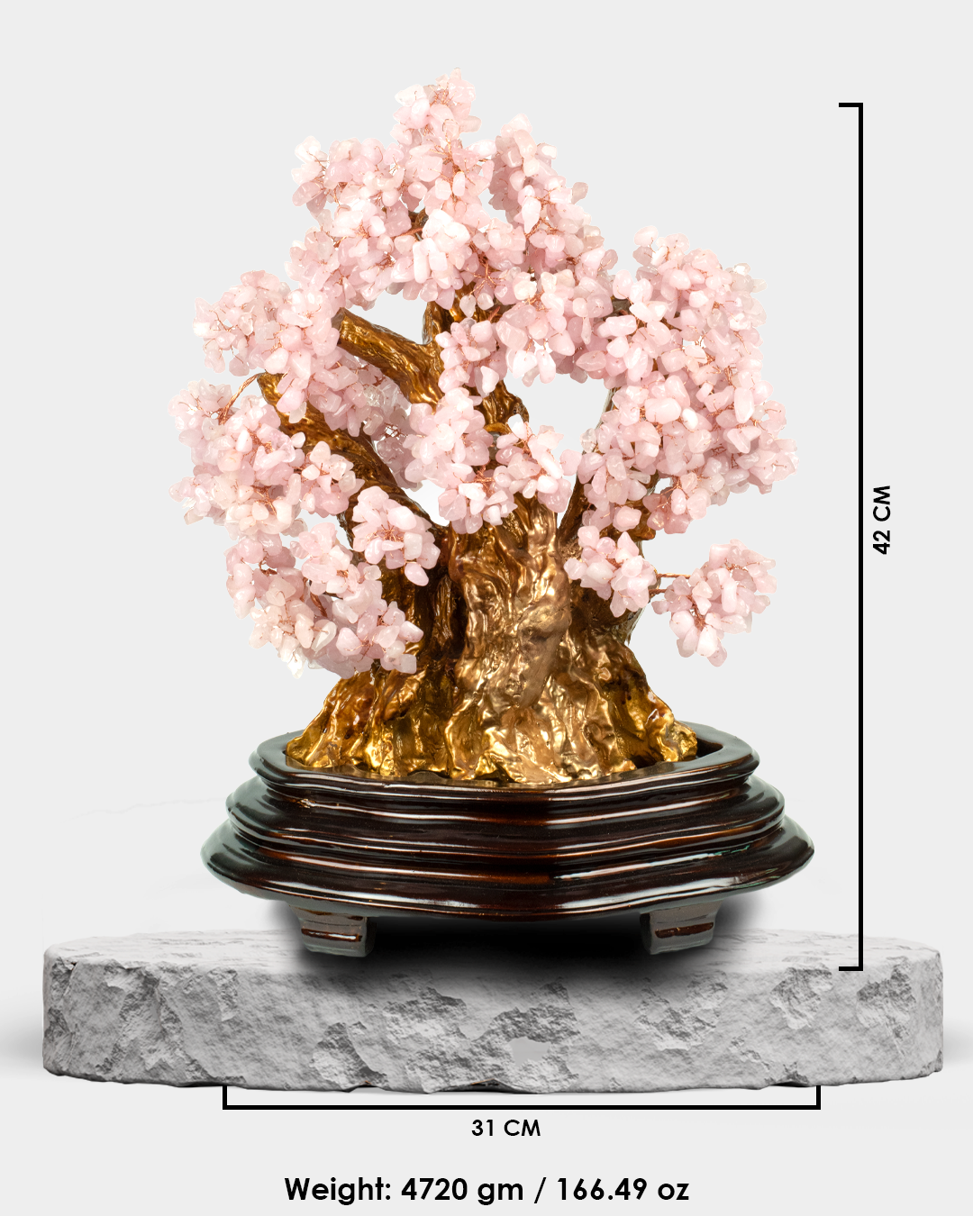 Bonsai Rose Quartz