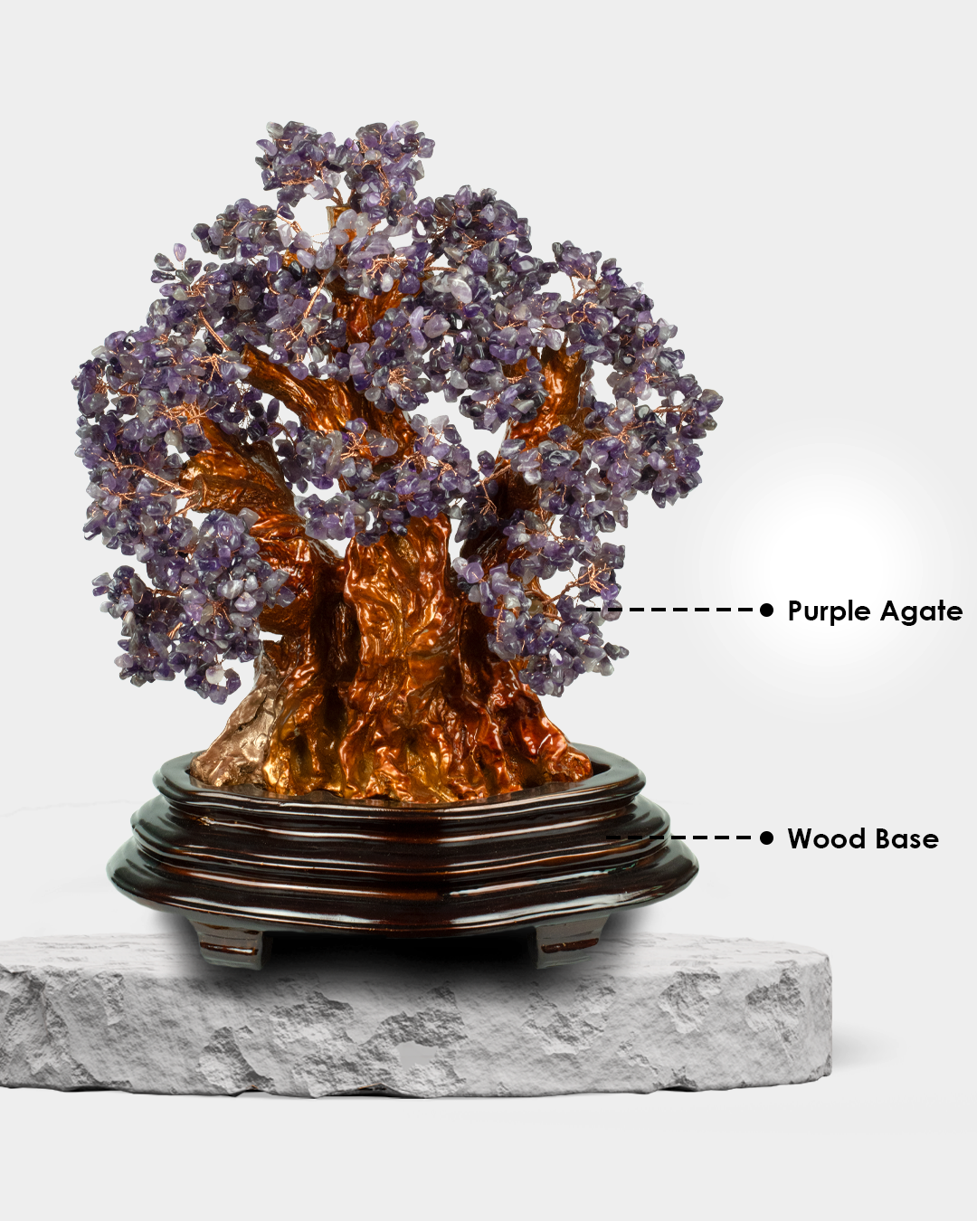 Bonsai Purple Agate